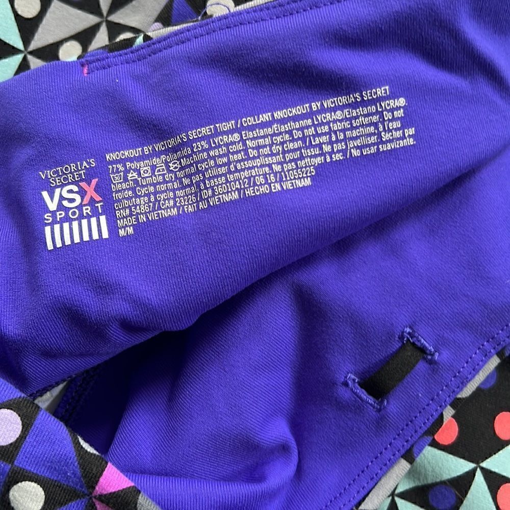 Victorias Secret VSX Sport Leggings Pants Geo Print - Picture 8 of 8